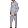 Pyjama long homme en coton, Dauphins