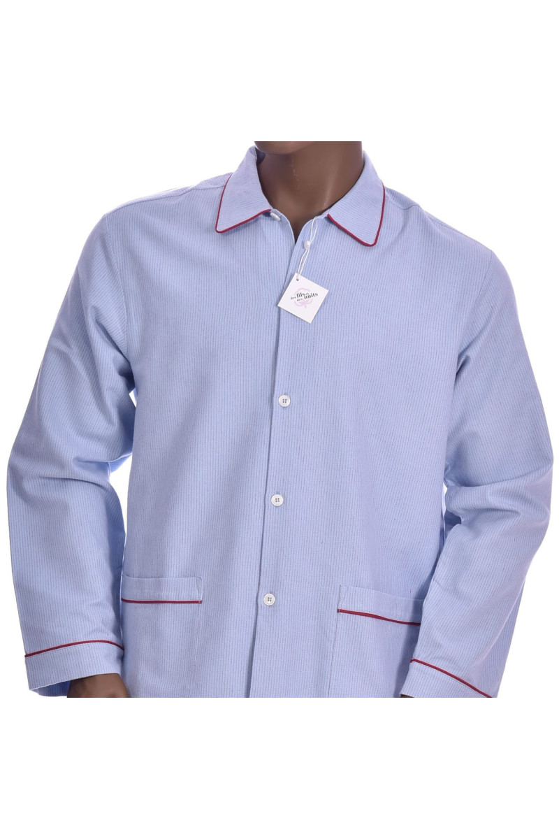 Pyjama long homme en coton pilou, Avoriaz21