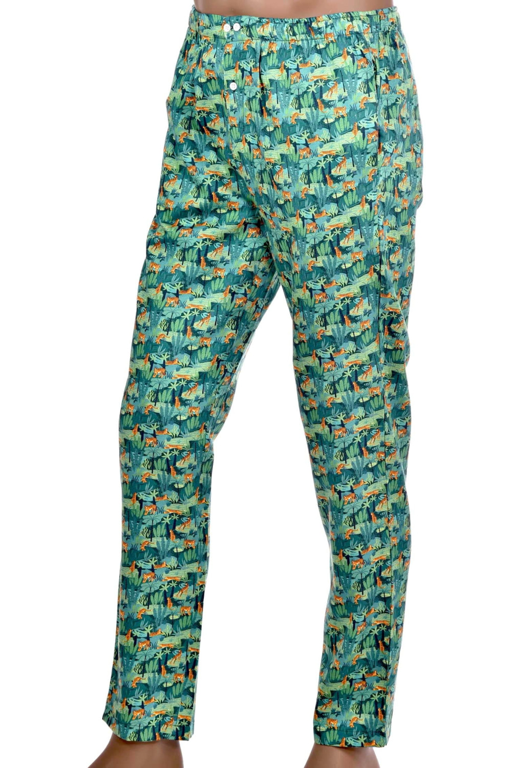 Pantalon de Pyjama en Satin de Coton pour Homme élégant et Confortable