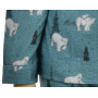 Pyjama femme en coton pilou bio, Kanata