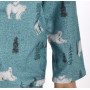 Pyjama long garçon en coton pilou, Kanata