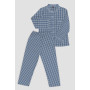 Pyjama femme pilou, Carreaux jean