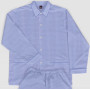 Pyjama long homme en satin de coton, Le Val