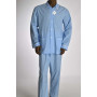 Pyjama long homme en coton Bio, Touquet