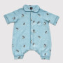 Pyjama pour bébé en coton pilou, Flocons souris neige