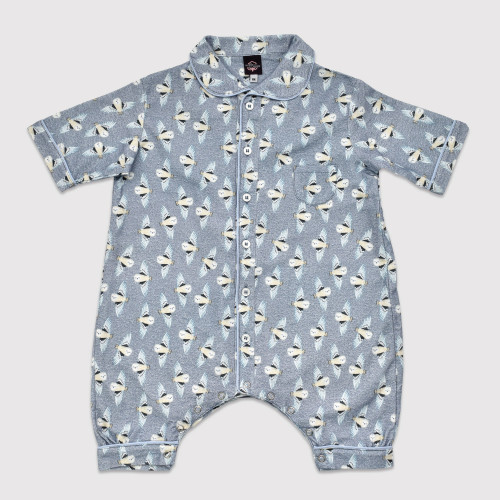 Pyjama pour bébé en coton pilou, Chouettes