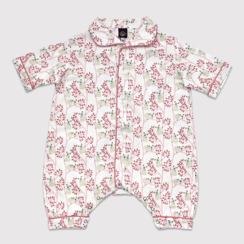 Pyjama pour bébé en coton pilou, Koalas flanelle 