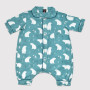 Pyjama pour bébé en coton pilou, ours polaire flanelle 