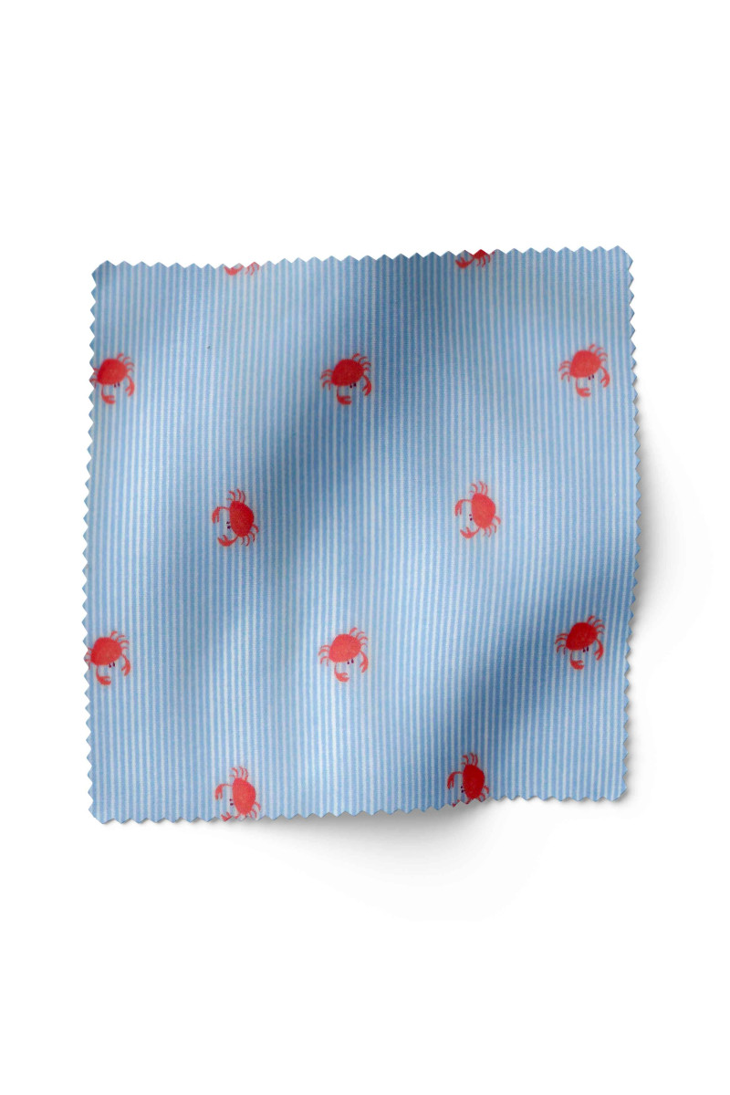 Tissu enduit au mètre, Crabes