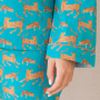 Pyjama femme classique en coton, Jaguar