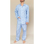 Pyjama long homme en coton, Cabaret