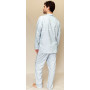 Pyjama long homme en coton gratté , Banquise