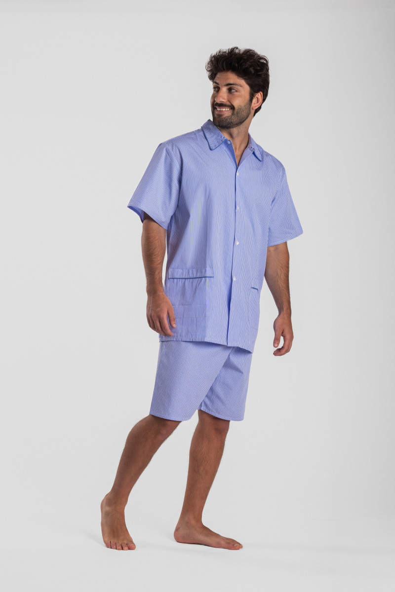 Pyjama court homme en coton, Capri