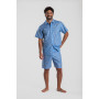 Pyjama court homme en coton, Surfeurs