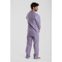 Pyjama long homme en flanelle - la Plagne.