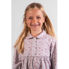 Pyjama long fille en pilou - Liberty Rose