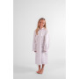 Chemise de nuit fille en coton pilou - Coquelicots