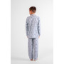 Pyjama long garçon en pilou - Renard forêt