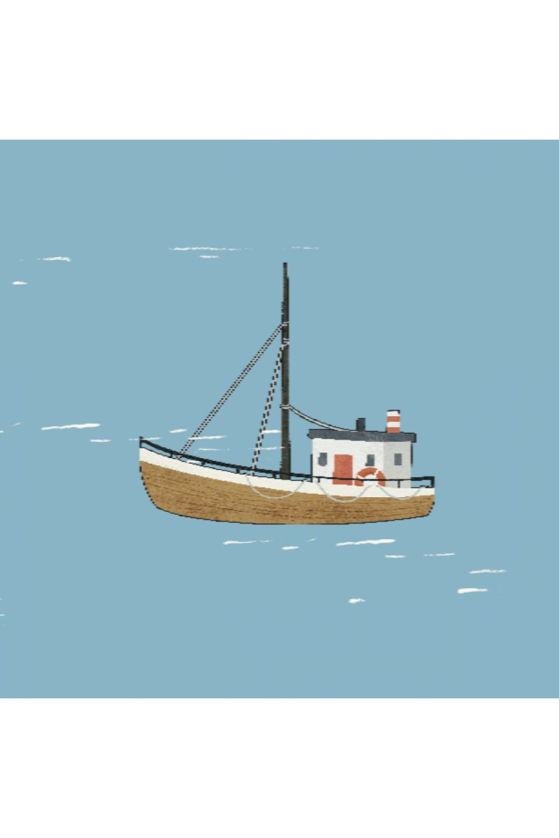 Pyjama court garçon – Bateaux mouettes
