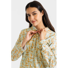 Pyjama long femme - Panthères