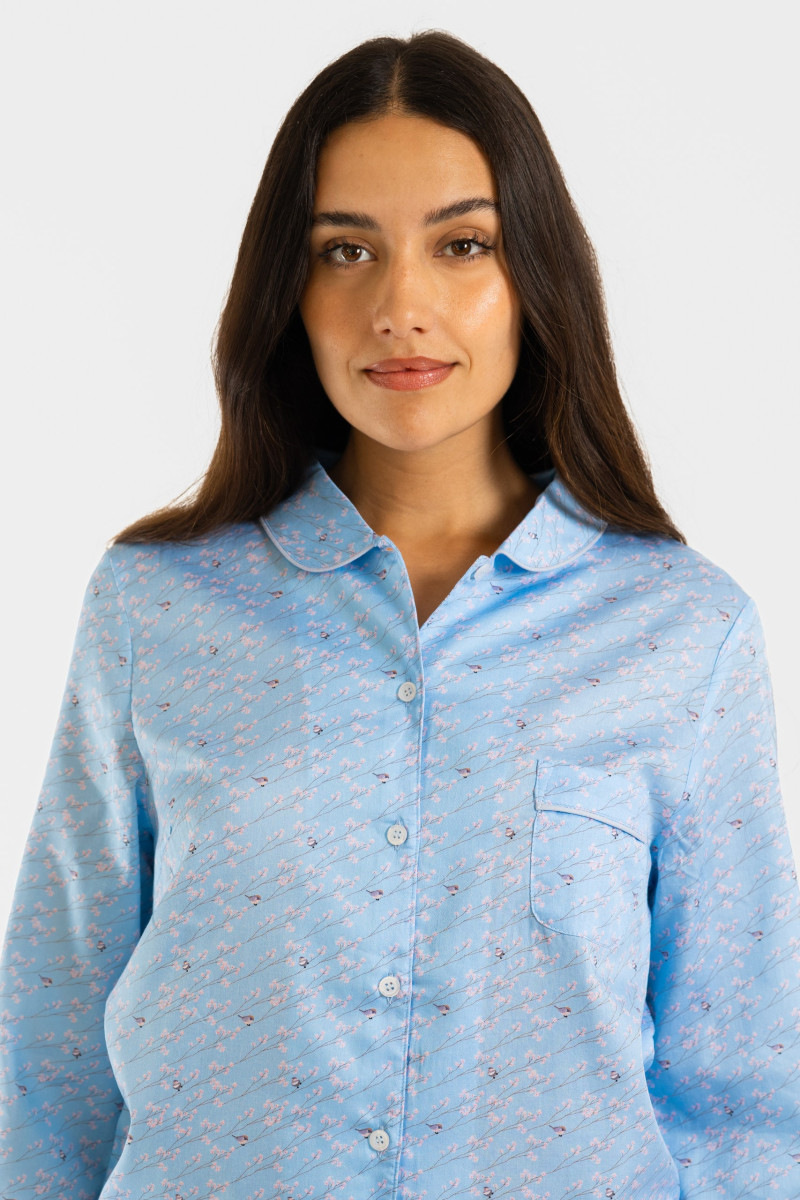 Pyjamas longs femme - Oiseaux