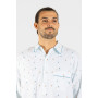 Chemise de nuit homme "Skieurs"