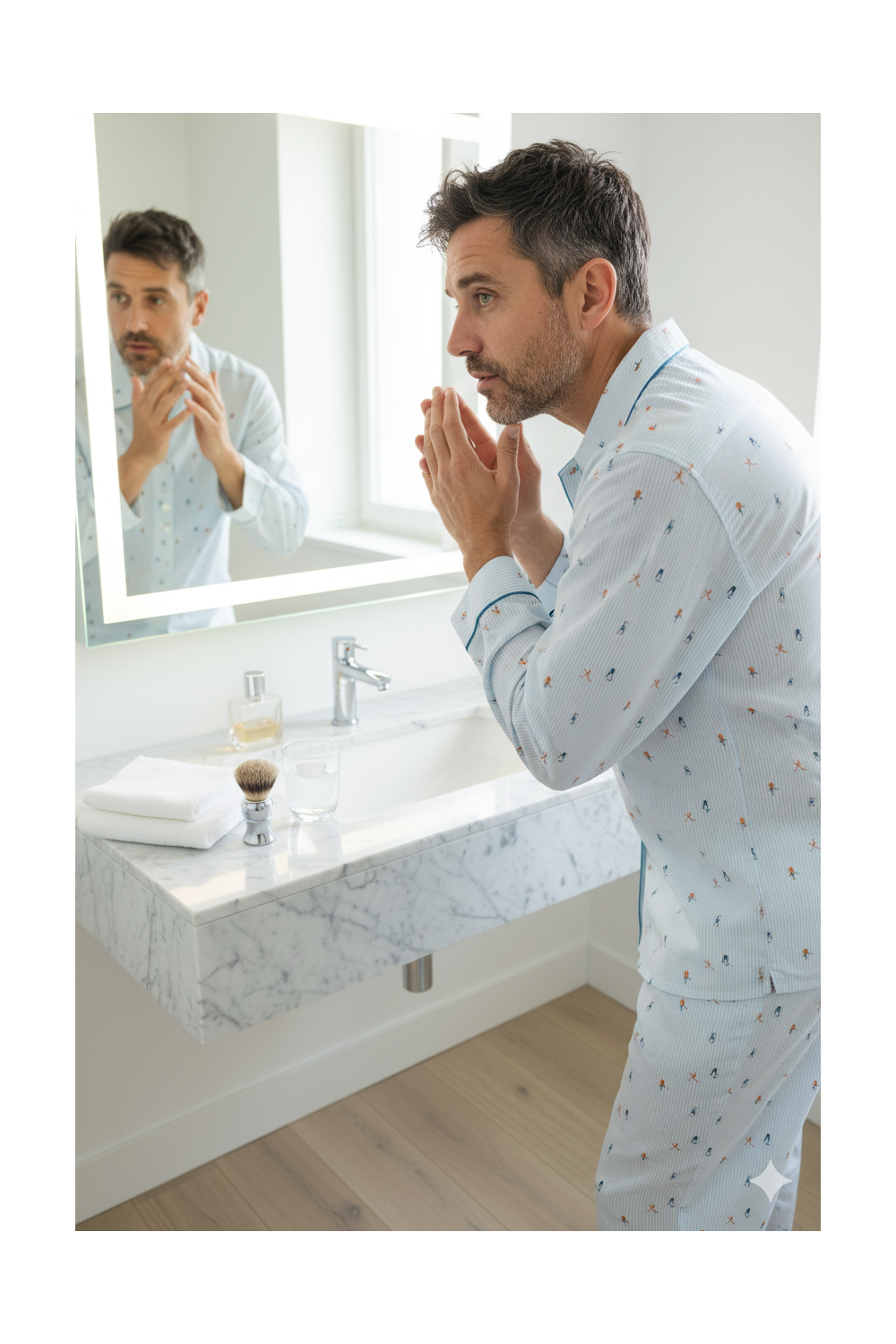 Pyjamas long homme - Skieurs