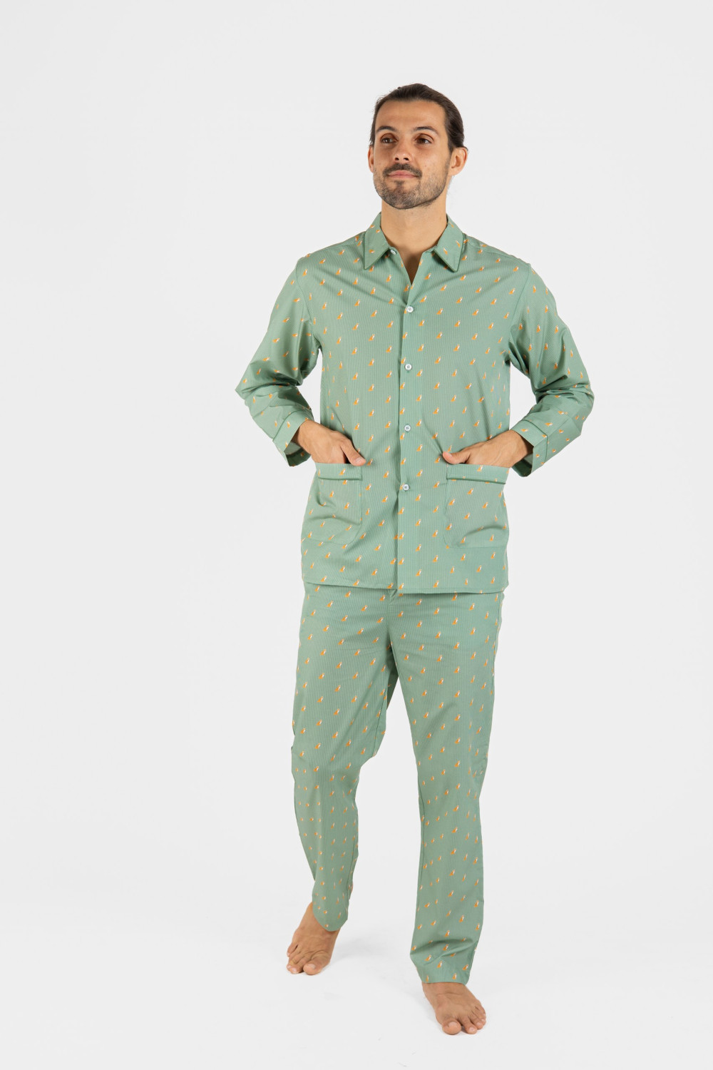 Pyjamas longs homme - Renards