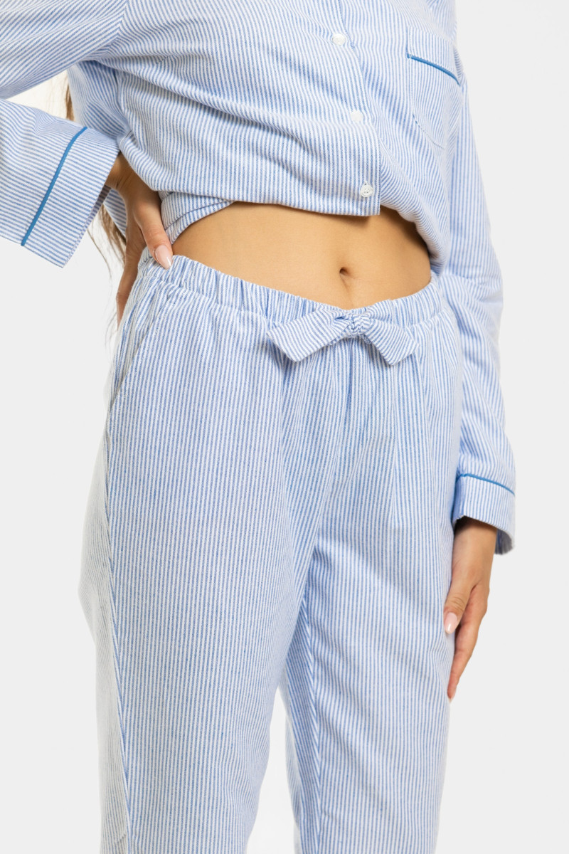 Pantalon de pyjama femme en flanelle de coton - Tignes