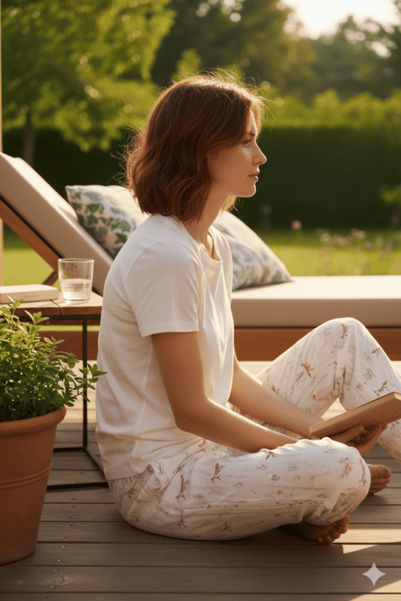 Pantalon de pyjama femme - Renard forêt