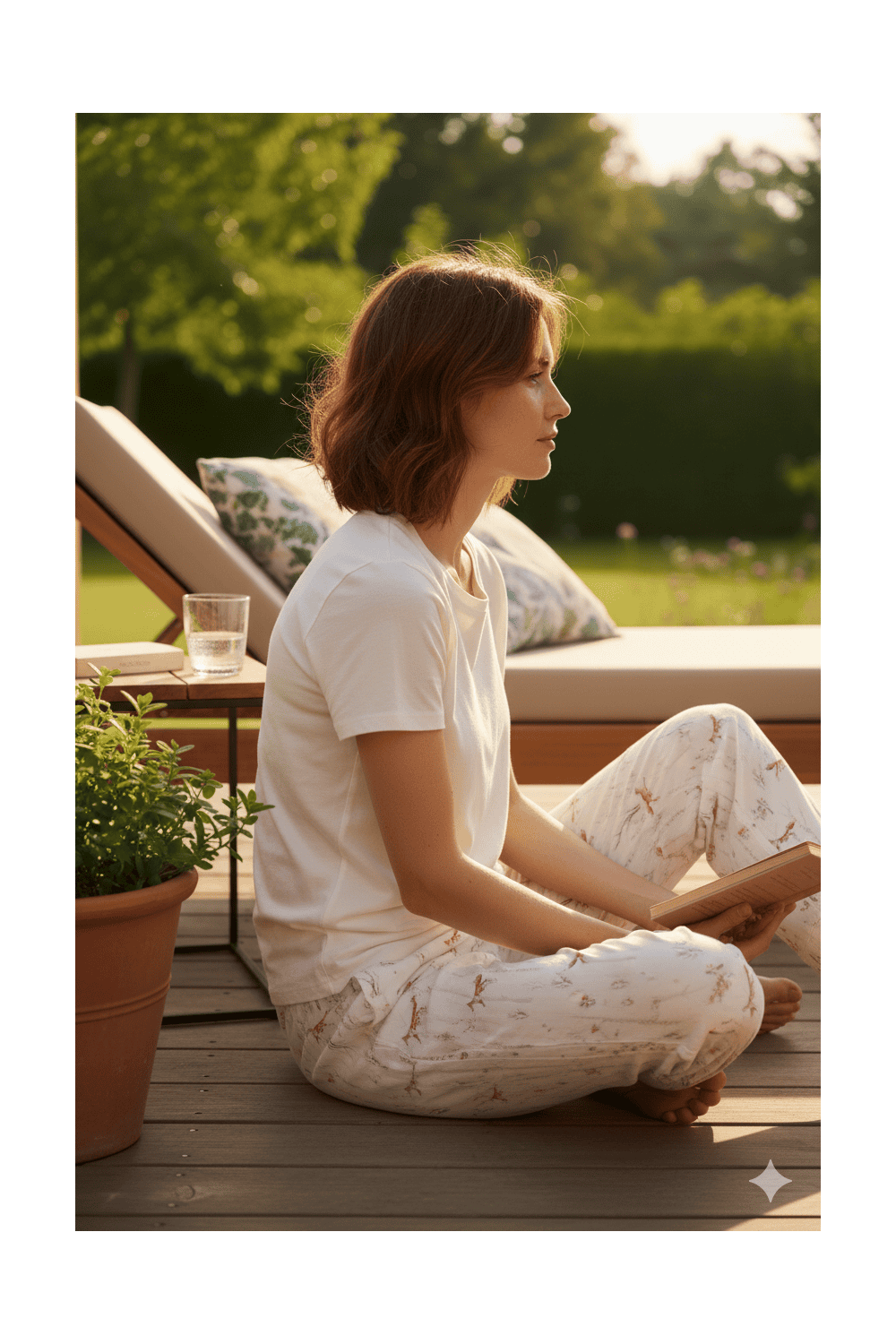 Pantalon de pyjama femme - Renard forêt