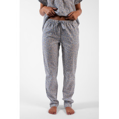 Pantalon de pyjama femme - Liberty bleu