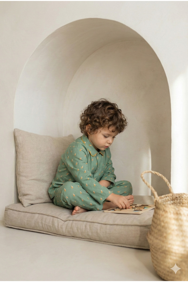 Pyjama long garçon - Renard