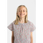 Pyjama court fille - Liberty rose