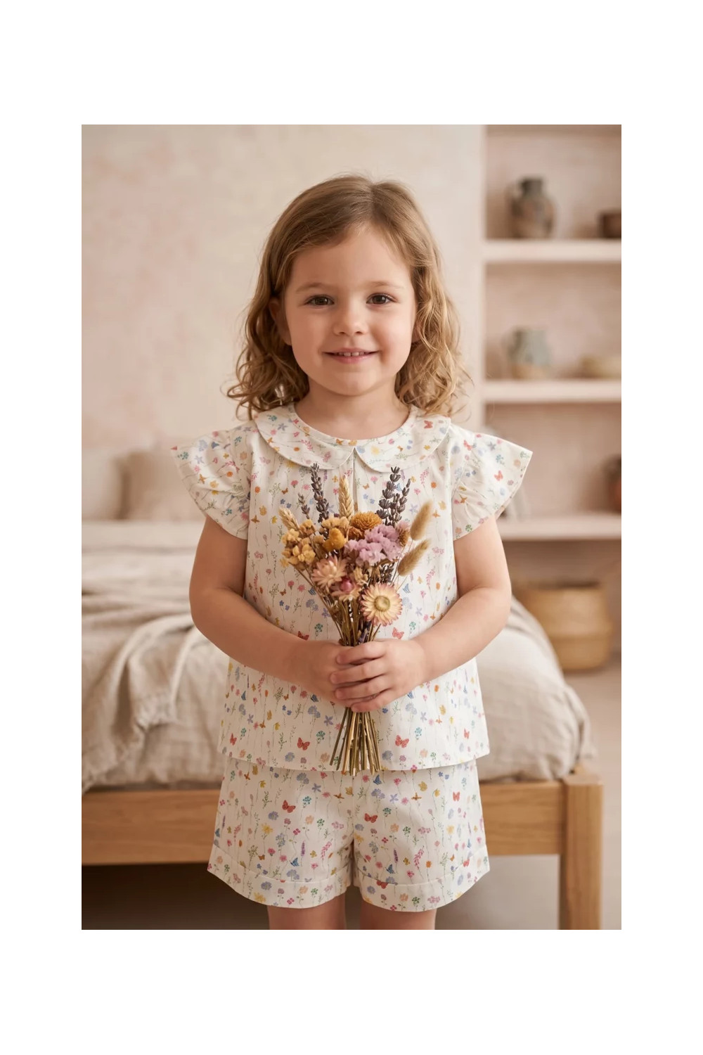Pyjama court fille - Primtemps