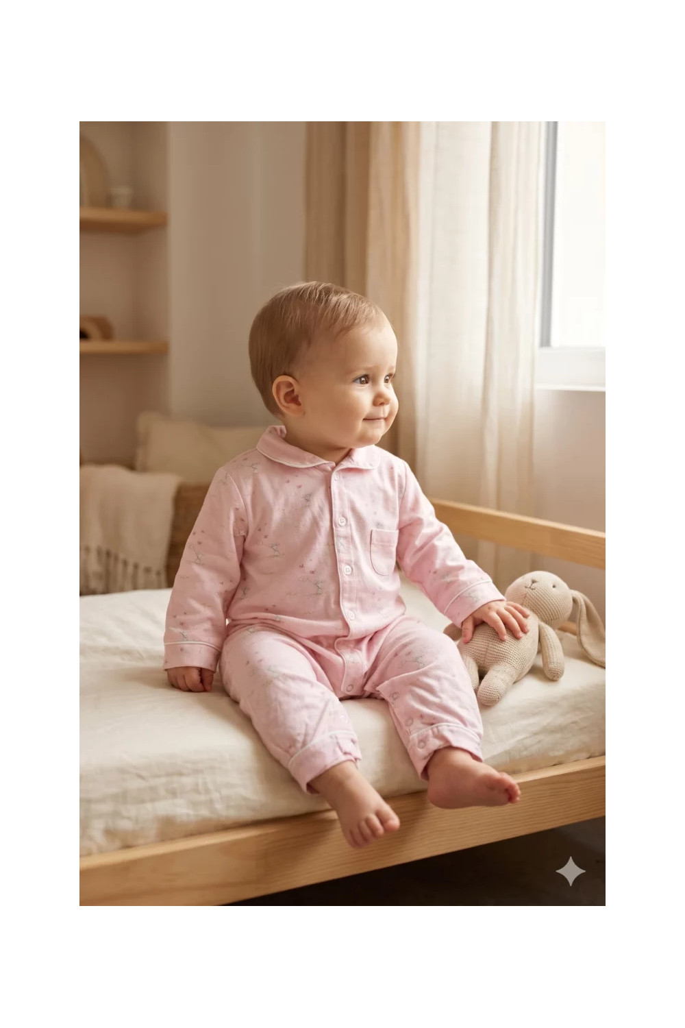 Pyjama combi bébé - Chasse aux papillons