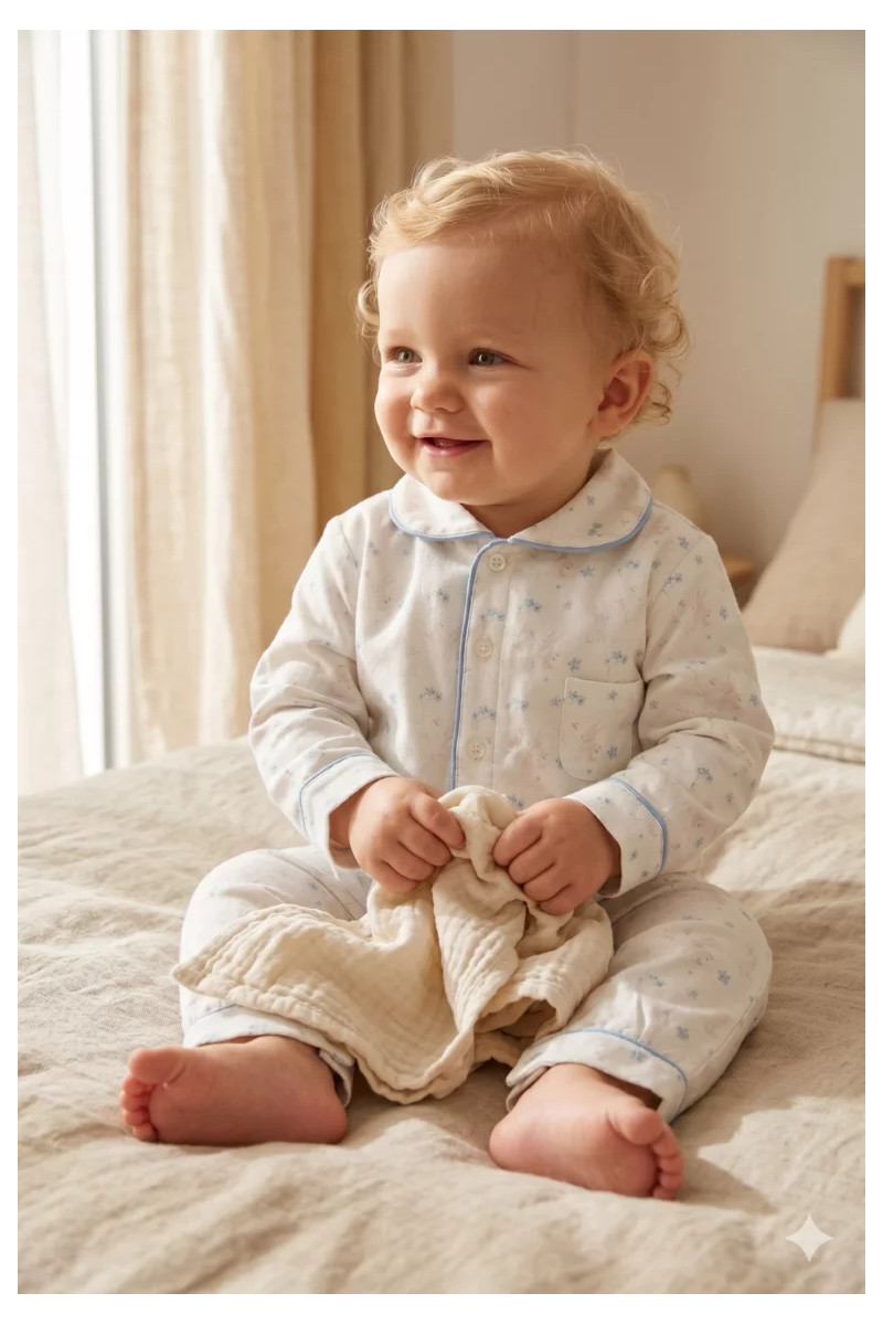 Pyjama combi bébé -Lapins