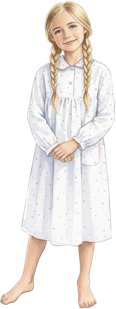 chemise de nuit fille