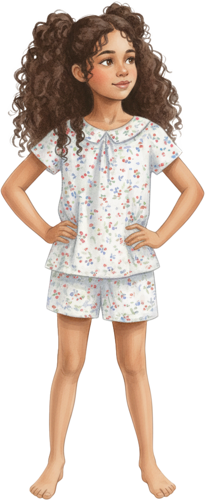 Pyjama court fille