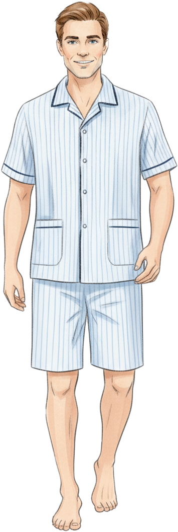 pyjama court homme